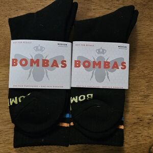 Bombas Socks Unisex Men Women Kids Size Medium New